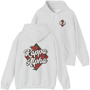 Grey Kappa Alpha Graphic Hoodie | Aloha