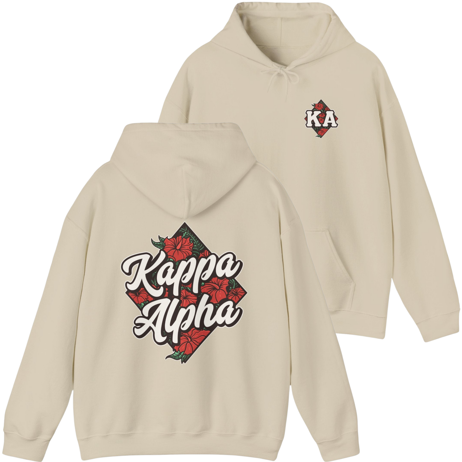 Ivory Kappa Alpha Graphic Hoodie | Aloha