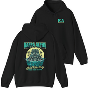 black Kappa Alpha Graphic Hoodie | Good Vibes Only