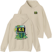 Ivory Kappa Alpha Graphic Hoodie | Tropical Billboard