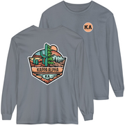 bay Kappa Alpha Graphic Long Sleeve | Desert Mountains