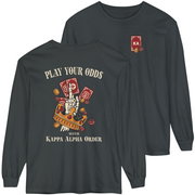 Grey Kappa Alpha Graphic Long Sleeve | Play Your Odds