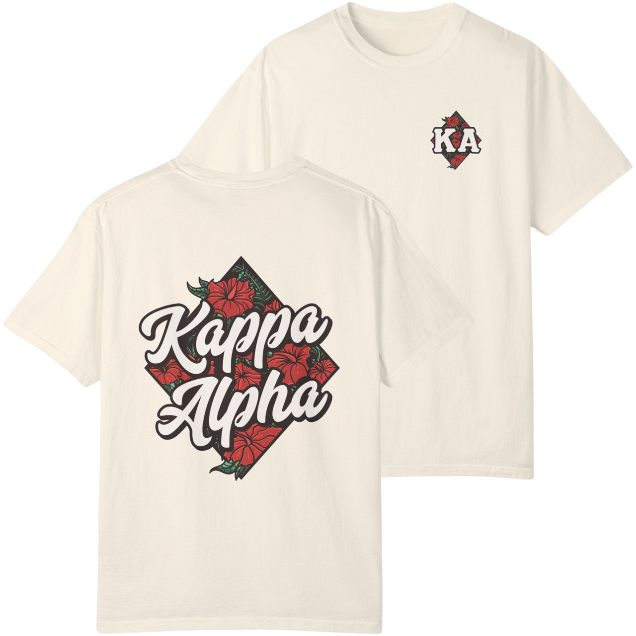 Ivory Kappa Alpha Graphic T-Shirt | Aloha