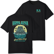 black Kappa Alpha Graphic T-Shirt | Good Vibes Only