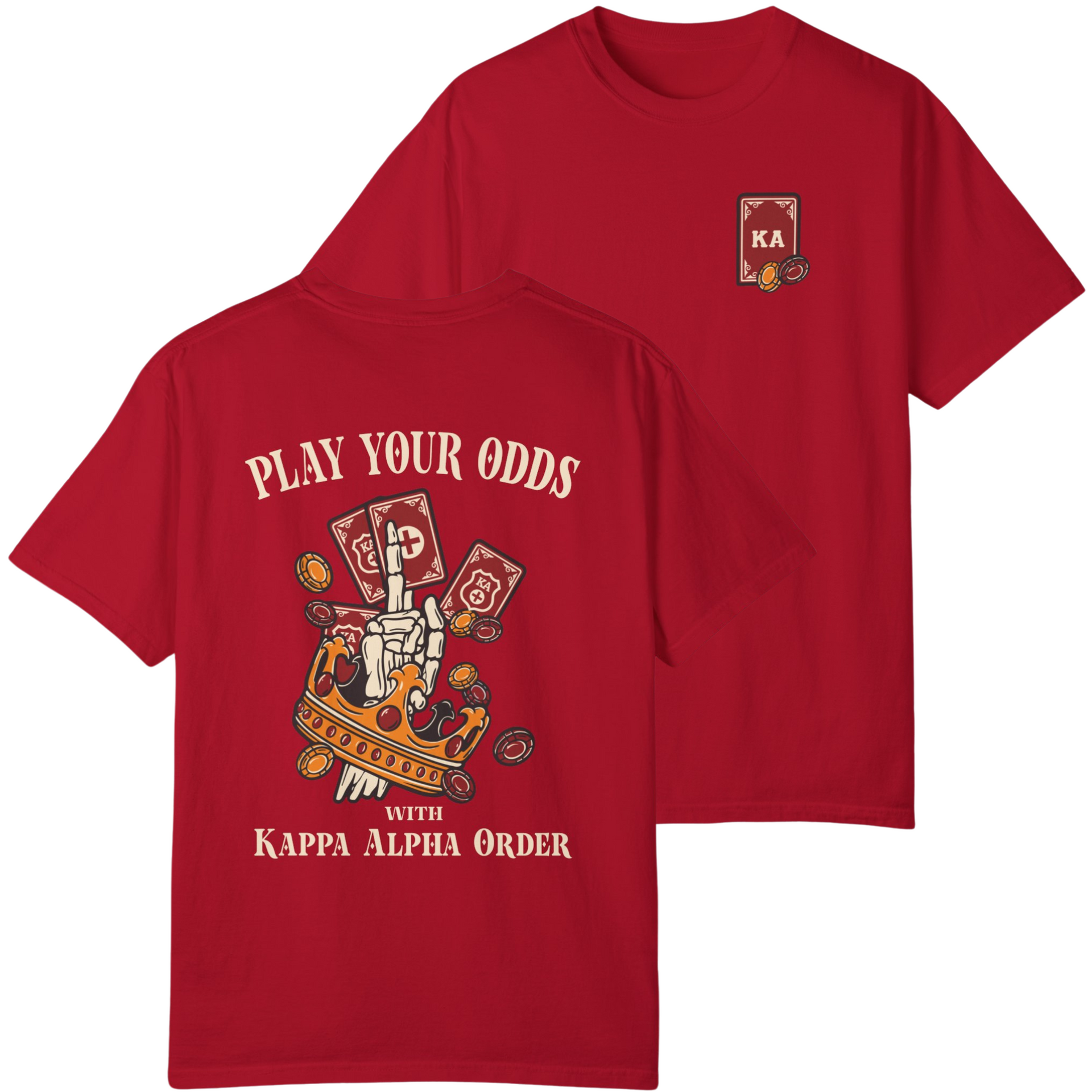 red Kappa Alpha Graphic T-Shirt | Play Your Odds