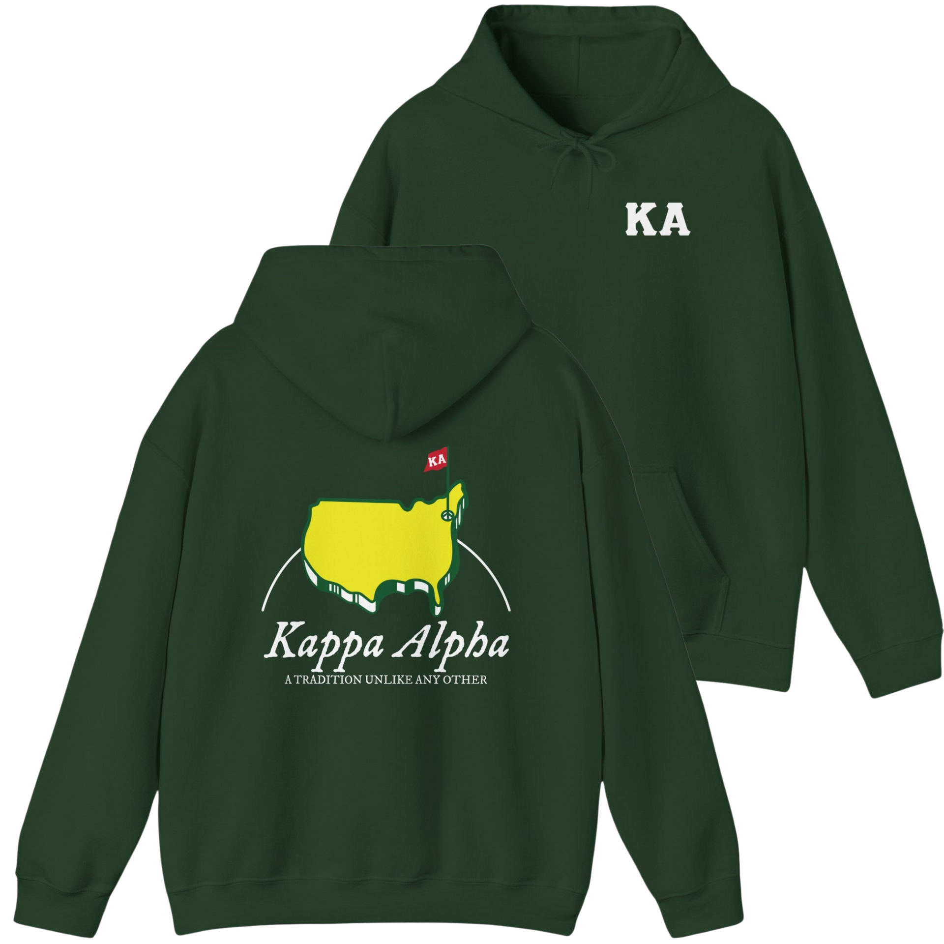 green Kappa Alpha Graphic Hoodie | The Masters