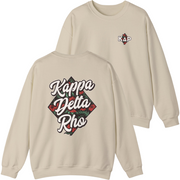 Ivory Kappa Delta Rho Graphic Crewneck Sweatshirt | Aloha