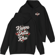 Black Kappa Delta Rho Graphic Hoodie | Aloha