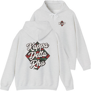 Grey Kappa Delta Rho Graphic Hoodie | Aloha