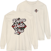 Ivory Kappa Delta Rho Graphic Long Sleeve | Aloha