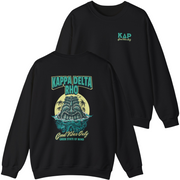 black Kappa Delta Rho Graphic Crewneck Sweatshirt | Good Vibes Only