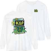 white Kappa Delta Rho Graphic Long Sleeve 