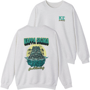 ash Kappa Sigma Graphic Crewneck Sweatshirt 