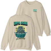 ivory Kappa Sigma Graphic Crewneck Sweatshirt 
