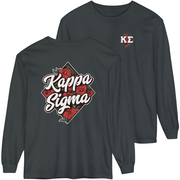 grey Kappa Sigma Graphic Long Sleeve | Aloha