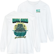 white Kappa Sigma Graphic Long Sleeve