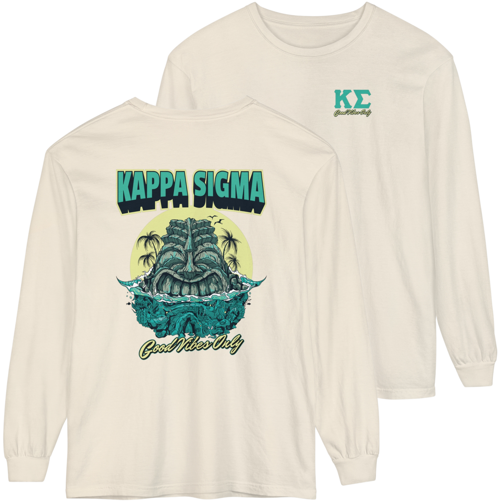 ivory Kappa Sigma Graphic Long Sleeve