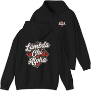 Black Lambda Chi Alpha Graphic Hoodie | Aloha