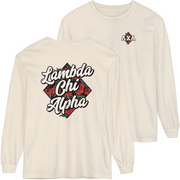 Ivory Lambda Chi Alpha Graphic Long Sleeve | Aloha