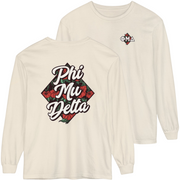 Ivory Phi Mu Delta Graphic Long Sleeve | Aloha