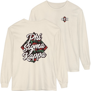 Ivory Phi Sigma Kappa Graphic Long Sleeve | Aloha