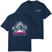 Navy Alpha Sigma Phi Graphic T-Shirt | The Deep End