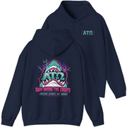 Navy Alpha Tau Omega Graphic Hoodie | The Deep End