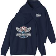 Navy Alpha Tau Omega Graphic Hoodie | The Fraternal Order