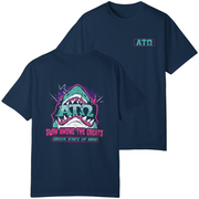 Navy Alpha Tau Omega Graphic T-Shirt | The Deep End