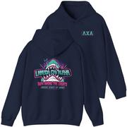 Navy Lambda Chi Alpha Graphic Hoodie | The Deep End