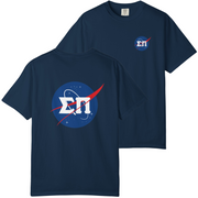 Navy Sigma Pi Graphic T-Shirt | Nasa 2.0