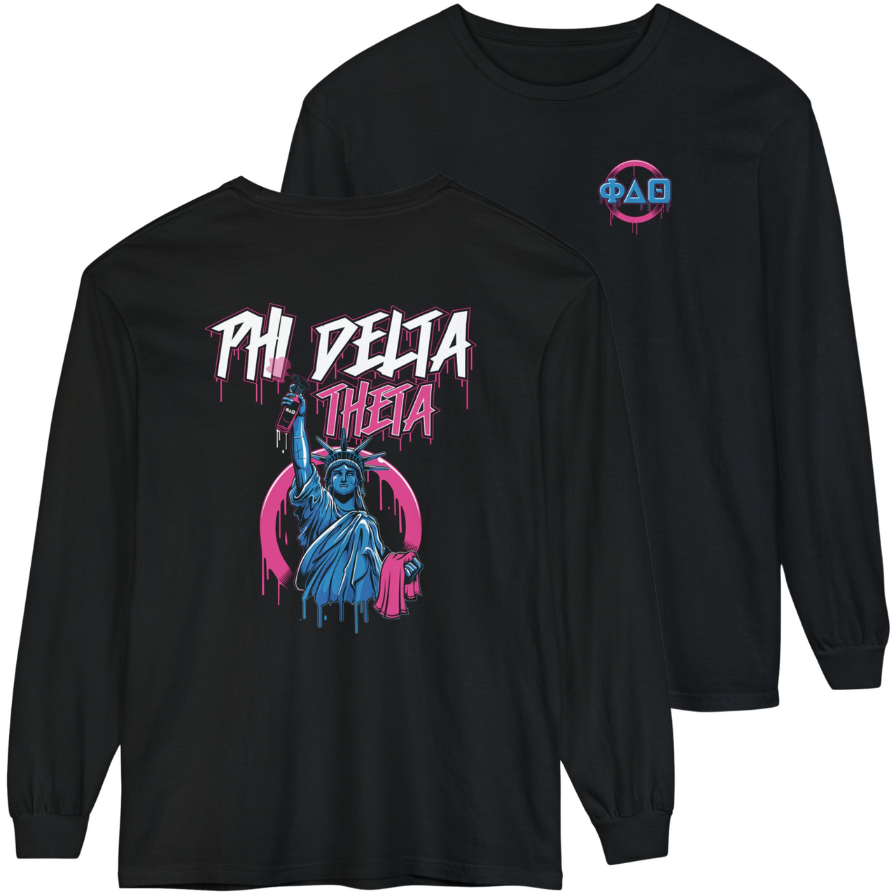 Phi Delta Theta Graphic Long Sleeve | Liberty Rebel