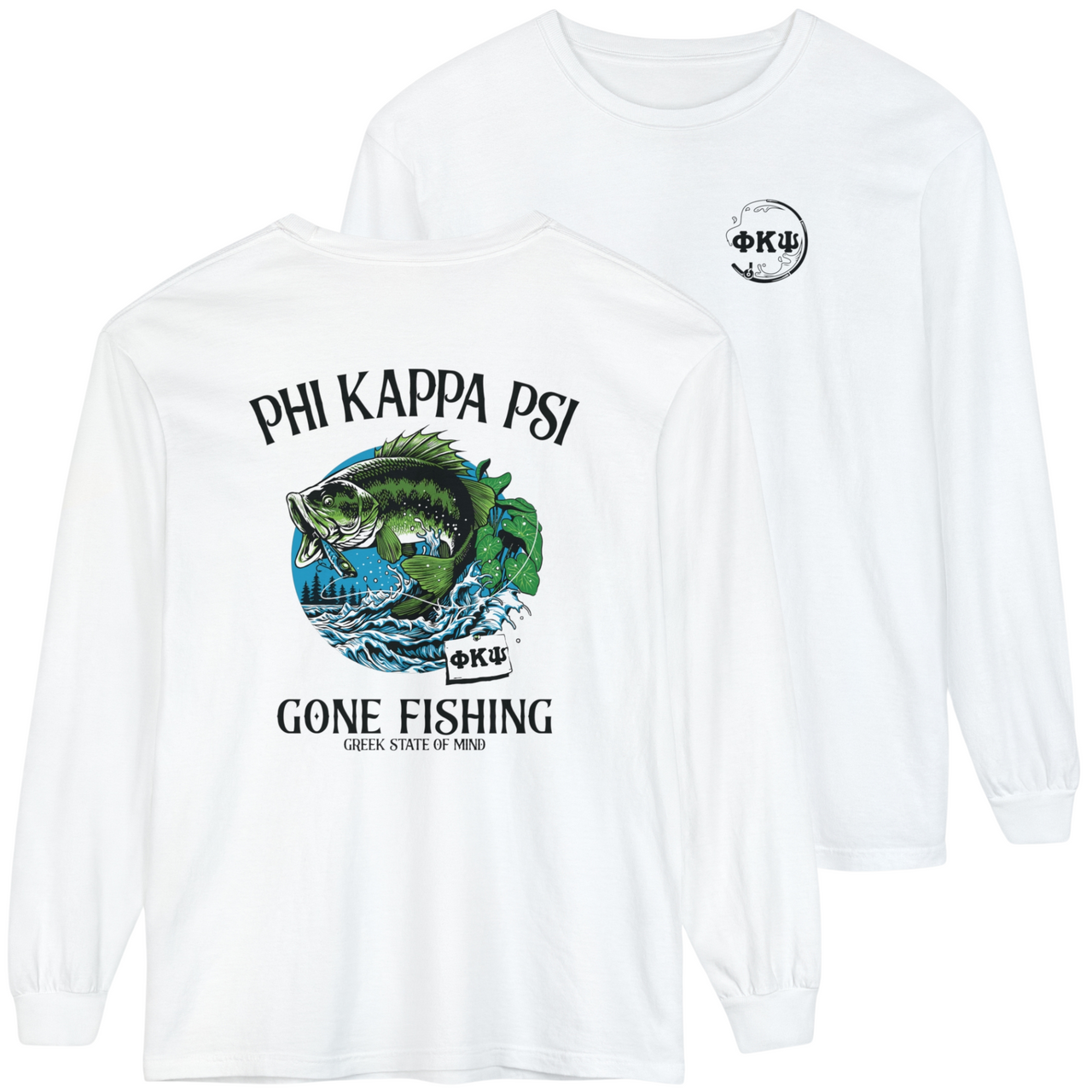 Phi Kappa Psi Graphic Long Sleeve | Gone Fishing