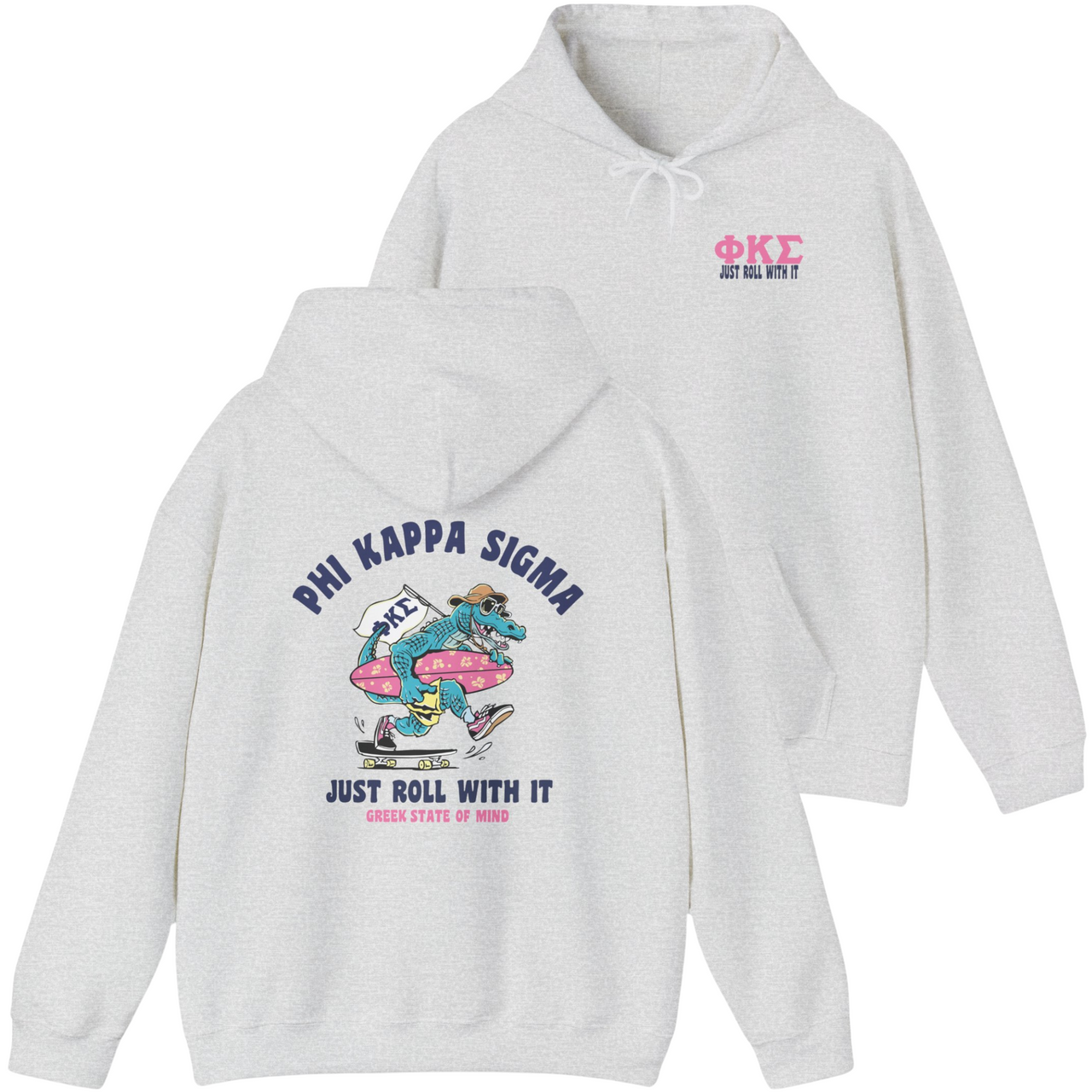Phi Kappa Sigma Graphic Hoodie | Alligator Skater
