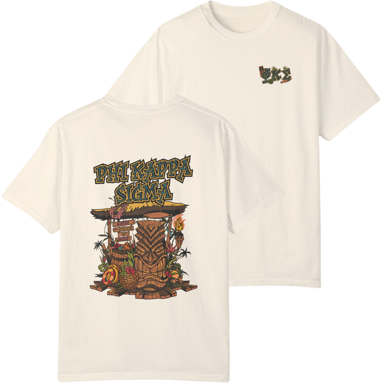 Phi Kappa Sigma Graphic T-Shirt | Tiki Time