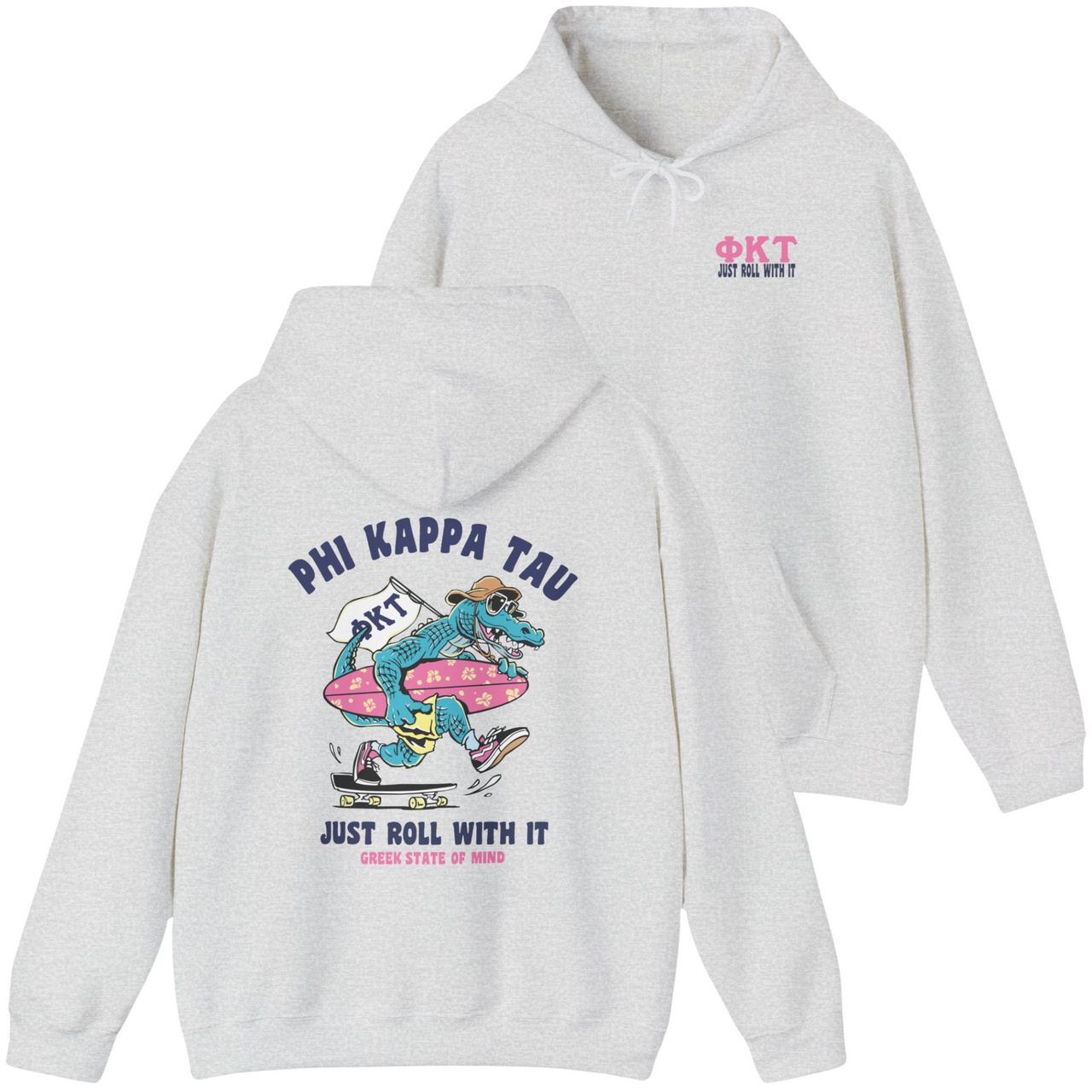 Phi Kappa Tau Graphic Hoodie | Alligator Skater