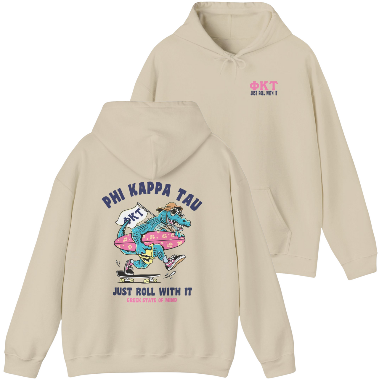 Phi Kappa Tau Graphic Hoodie | Alligator Skater