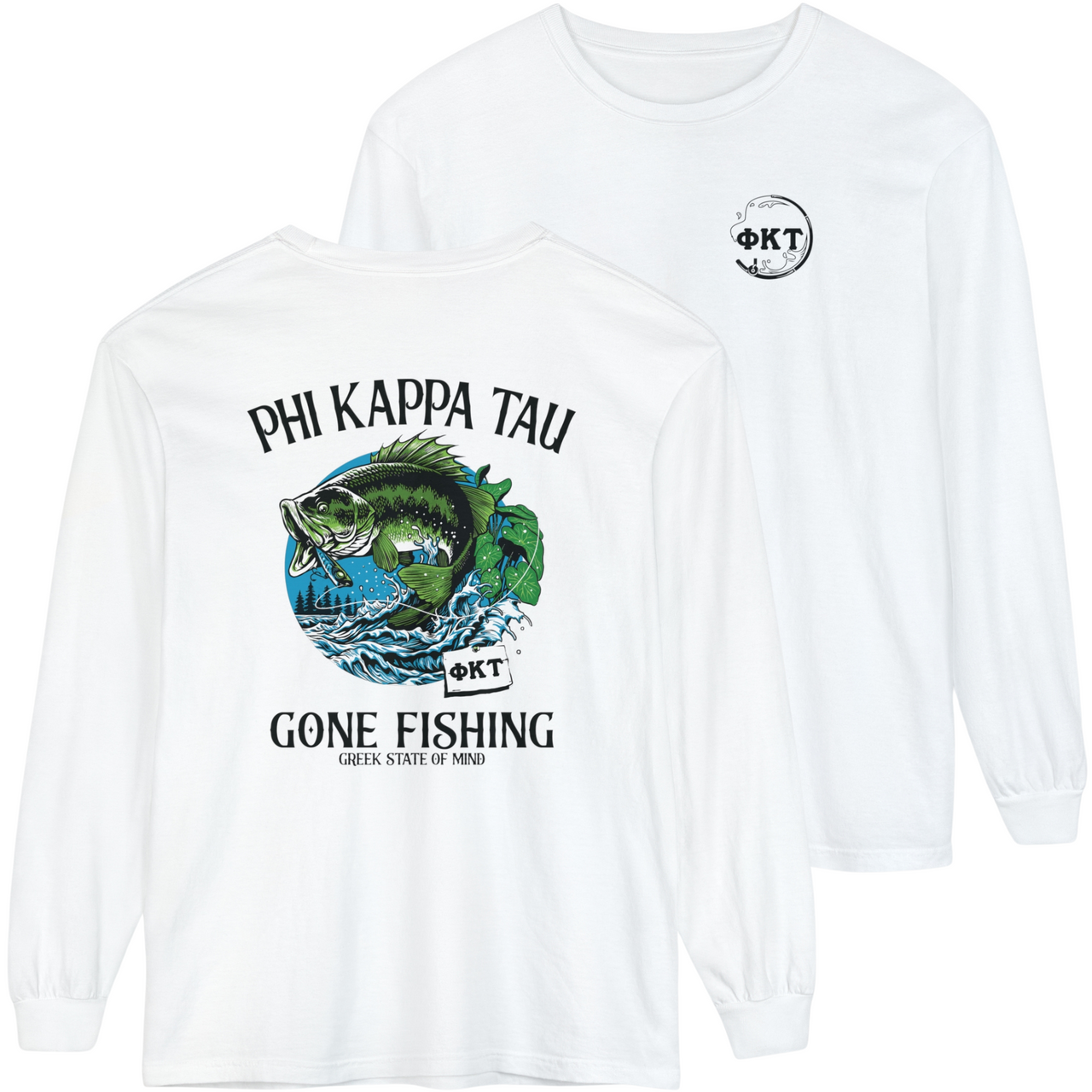 Phi Kappa Tau Graphic Long Sleeve | Gone Fishing