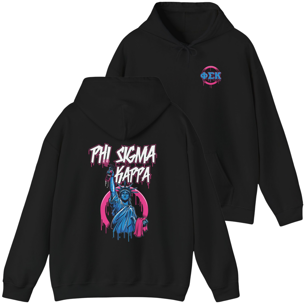 Phi Sigma Kappa Graphic Hoodie | Liberty Rebel