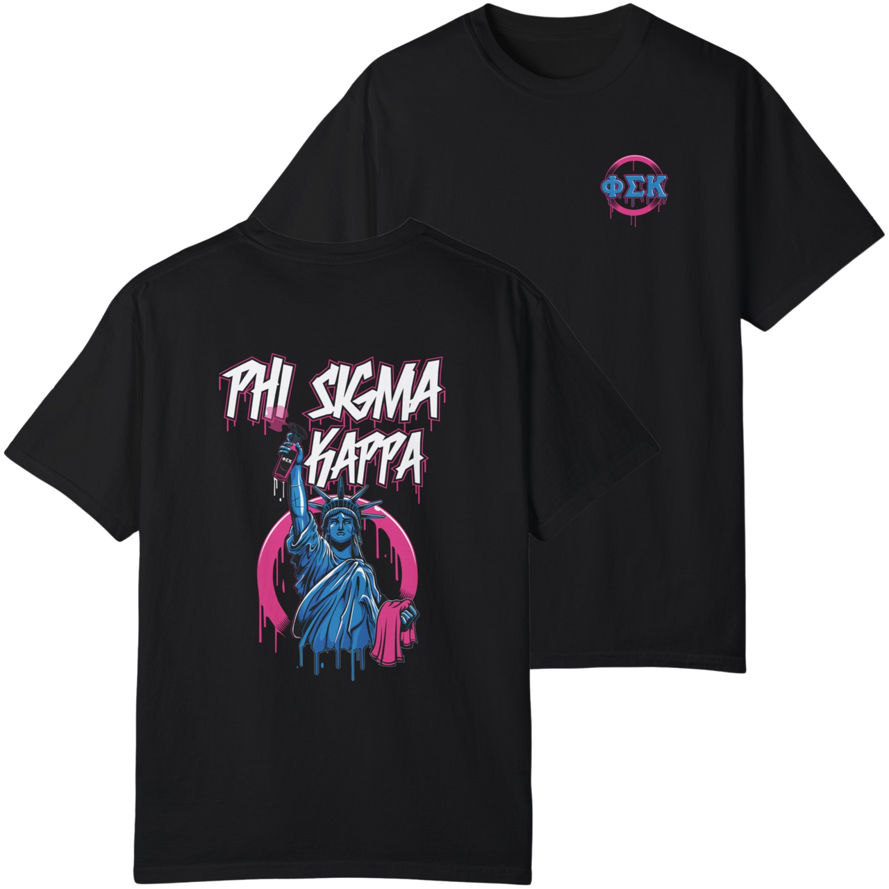 Phi Sigma Kappa Graphic T-Shirt | Liberty Rebel