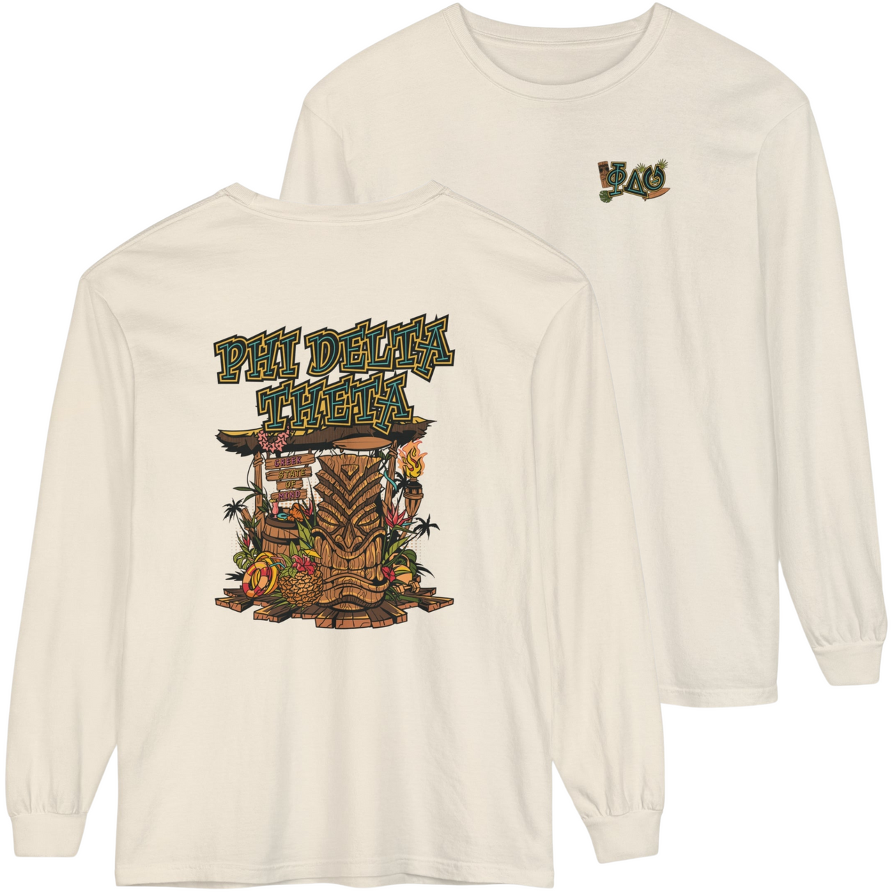 Phi Delta Theta Graphic Long Sleeve | Tiki Time