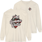 Ivory Phi Gamma Delta Graphic Long Sleeve | Aloha