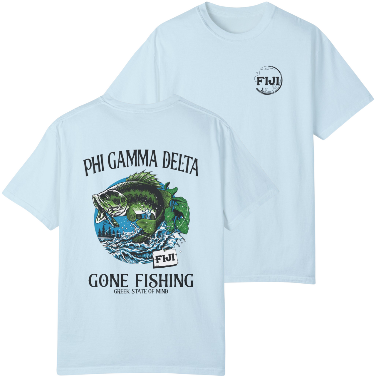 Phi Gamma Delta Graphic T-Shirt | Gone Fishing