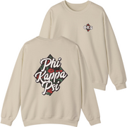 Ivory Phi Kappa Psi Graphic Crewneck Sweatshirt | Aloha