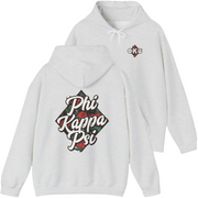 grey Phi Kappa Psi Graphic Hoodie | Aloha