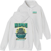 grey Phi Kappa Psi Graphic Hoodie | Good Vibes Only