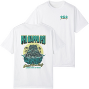 white Phi Kappa Psi Graphic T-Shirt | Good Vibes Only