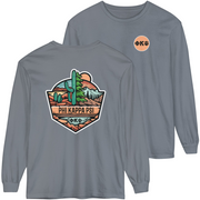 grey Phi Kappa Psi Graphic Long Sleeve | Desert Mountains
