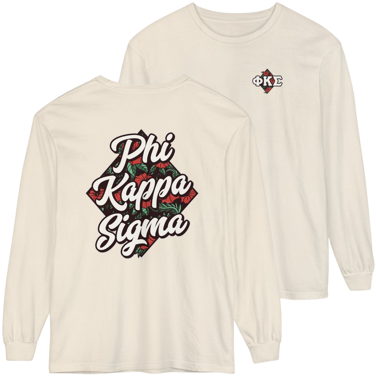 Ivory Phi Kappa Sigma Graphic Long Sleeve | Aloha