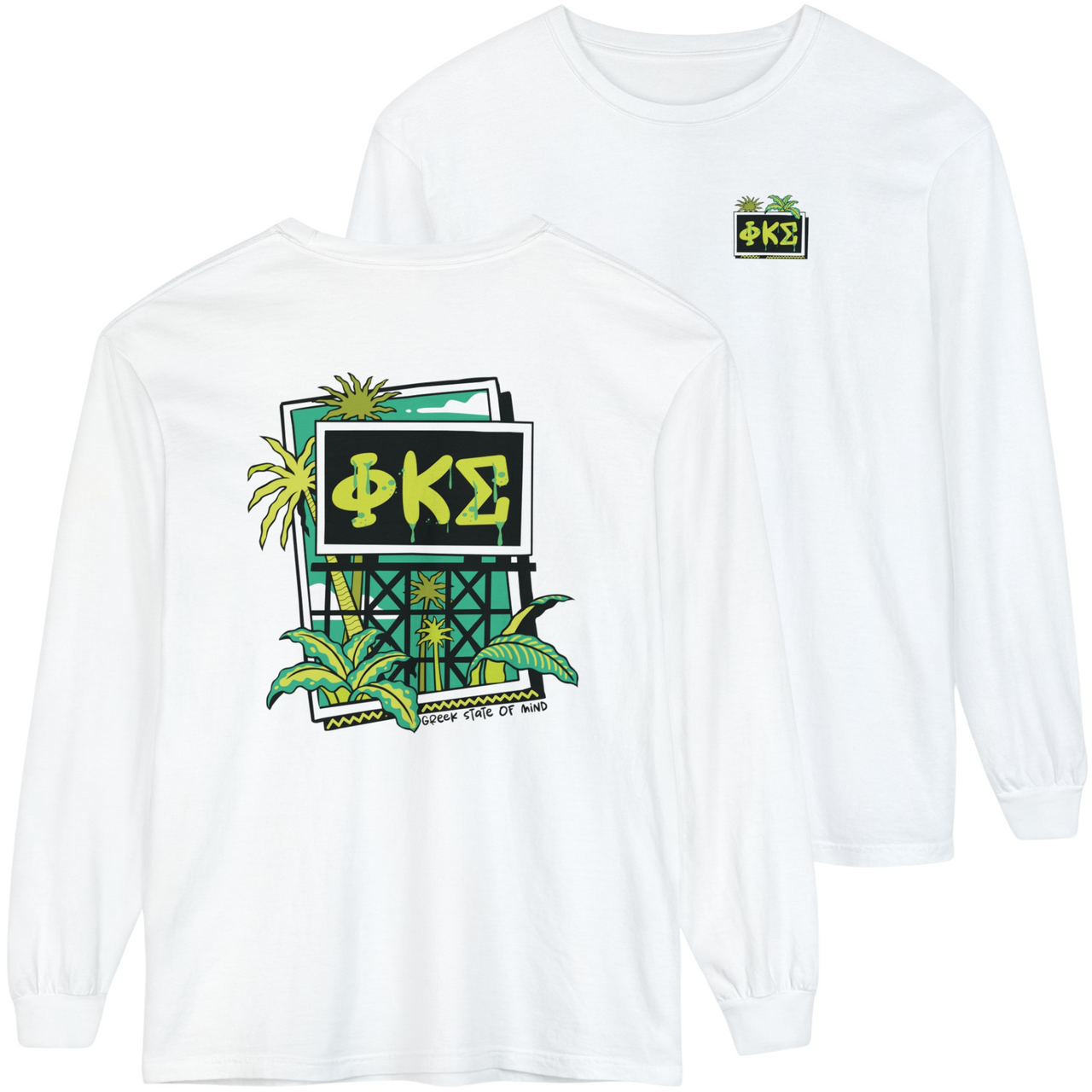 Phi Kappa Sigma Graphic Long Sleeve | Tropical Billboard